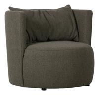 vtwonen Fauteuil 'Explore' Bouclé, kleur Bruin