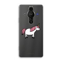 Eenhoorn: Sony Xperia Pro-I Transparant Hoesje