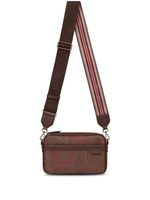 ETRO petit sac à bandoulière en cuir - Marron