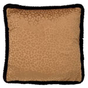 Dutch Decor Cheeta sierkussen 45x45 cm - Tobacco Brown