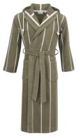 Carl Ross Carl Ross Unisex Badjas met Capuchon 35300 Lime green/Offwhite M