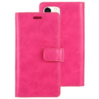 Voor iPhone 11 Pro kwik GOOSPERY MANSOOR horizontale Flip lederen draagtas met houder & kaartsleuven & portemonnee (Rose rood)