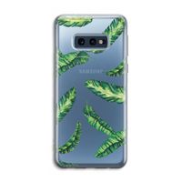 Lange bladeren: Samsung Galaxy S10e Transparant Hoesje