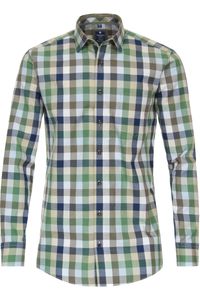Redmond Casual Regular Fit Overhemd groen, Ruit