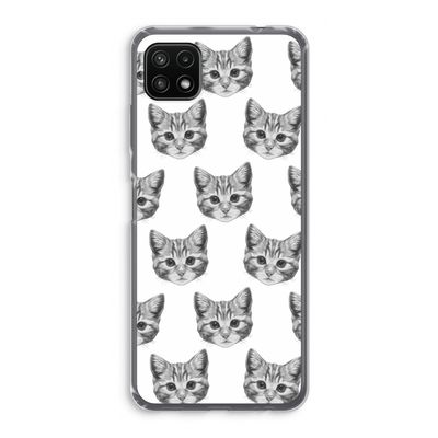 Kitten: Samsung Galaxy A22 5G Transparant Hoesje