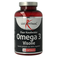 Lucovitaal Omega 3 visolie puur koudwater 120 Capsules