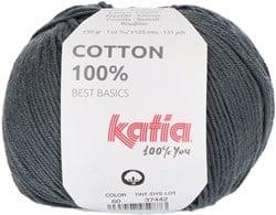 Katia Cotton 100% 060 Donkergrijs