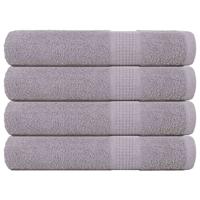 VidaXL Saunahanddoeken 4 st 80x200 cm 360 g/m² 100% katoen grijs