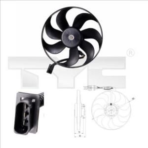 Tyc Ventilatorwiel-motorkoeling 837-0002