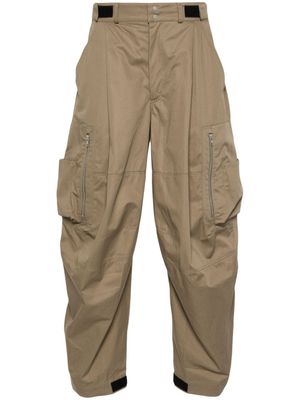 MORDECAI pantalon ample à poches cargo - Vert