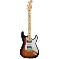 Fender Made in Japan Hybrid II Stratocaster HSH MN 3-Color Sunburst elektrische gitaar met gigbag