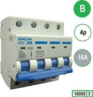 Enzo Gacia Installatieautomaat 16A. B kar 4p GACIA - 4517820