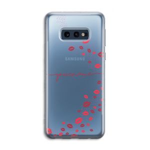 Kusjes: Samsung Galaxy S10e Transparant Hoesje