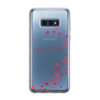 Kusjes: Samsung Galaxy S10e Transparant Hoesje
