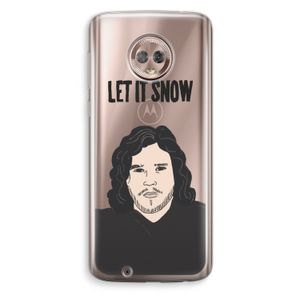Let It Snow: Motorola Moto G6 Transparant Hoesje
