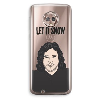 Let It Snow: Motorola Moto G6 Transparant Hoesje