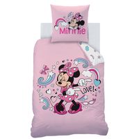 Disney Minnie Mouse Dekbedovertrek Wink - Eenpersoons - 140 x 200 cm - Katoen