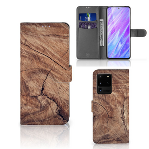 Samsung Galaxy S20 Ultra Book Style Case Tree Trunk