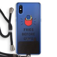 Fries before guys: Xiaomi Mi Mix 3 Transparant Hoesje met koord