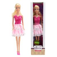 Toi Toys Tienerpop Lauren In Roze Halterjurk 29cm - thumbnail