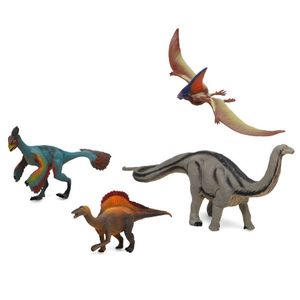 Speelgoed dino dieren figuren 4x stuks dinosaurussen