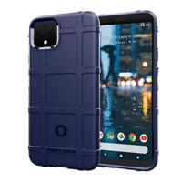 Schokbestendige beschermer cover volledige dekking silicone case voor Google pixel 4 XL (blauw)