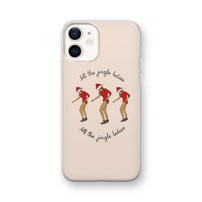 Jingle Ladies: iPhone 12 mini Transparant Hoesje