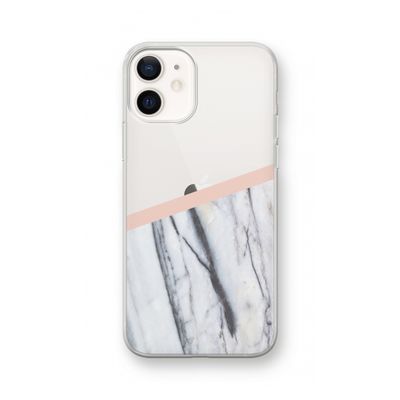 A touch of peach: iPhone 12 Transparant Hoesje