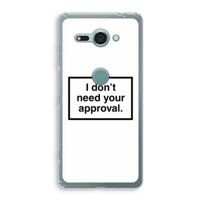 Don't need approval: Sony Xperia XZ2 Compact Transparant Hoesje