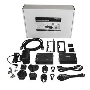 StarTech.com ST121HDBTL AV transmitter & receiver Zwart audio/video extender