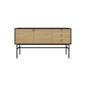 Dressoir Madeira Eiken-Zwart