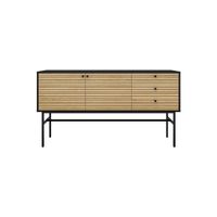 Dressoir Madeira Eiken-Zwart