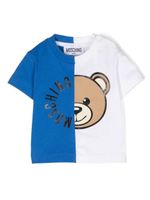 Moschino Kids t-shirt en coton à imprimé Teddy Bear - Bleu - thumbnail