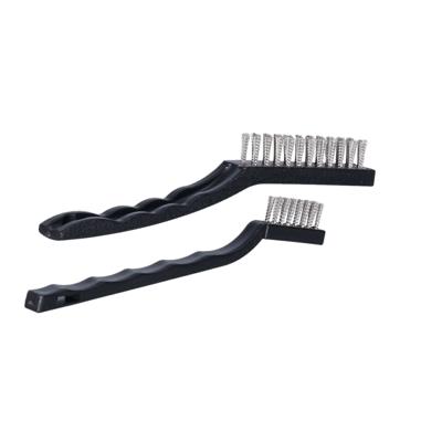 Staalborstel - 2-Pack - klein en groot - draadborstel - roestverwijderaar