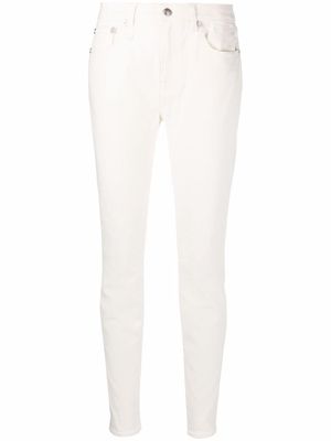 R13 jean à coupe slim - Blanc