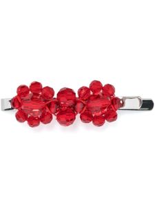 Simone Rocha barrette à ornements en cristal - Rouge