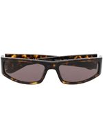 Courrèges lunettes de soleil à monture carrée - Marron