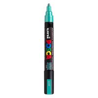 Uni Posca verfmarker pc5m metallic groen - conische punt 2,5 mm
