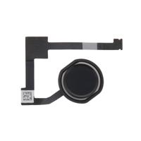Home knop Flex kabel met vingerafdruk identificatie voor iPad Air 2/iPad 6 (zwart)