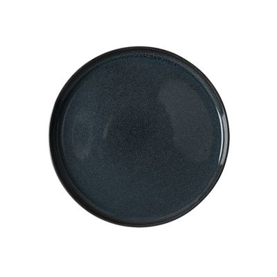 Organic by Dutch Rose Amsterdam bord plat 21cm Serenity blue