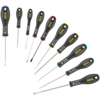 Set van 10 schroevendraaiers - STANLEY FATMAX - FMHT0-62128 - Elektricien + Monteur + Phillips + Pozidriv
