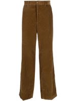 ETRO pantalon droit en velours côtelé - Marron