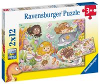 Ravensburger puzzel 2x12 stukjes feeÃ«n en zeemeerminnen - thumbnail