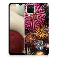 Samsung Galaxy A12 Silicone Back Cover Vuurwerk - thumbnail