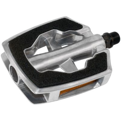 Union Marwi pedaalset sp-890 sandblock zwart aluminium zilver