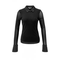 YAYA - Zwart | unisex | Top | Zwart | L | regular | Kamst mode