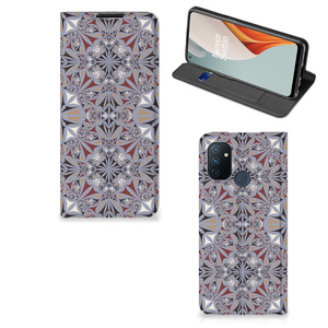 OnePlus Nord N100 Standcase Flower Tiles