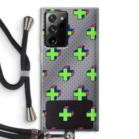 8-bit N°10: Samsung Galaxy Note 20 Ultra / Note 20 Ultra 5G Transparant Hoesje met koord