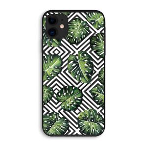 Geometrische jungle: iPhone 11 Biologisch afbreekbaar hoesje