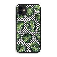 Geometrische jungle: iPhone 11 Biologisch afbreekbaar hoesje